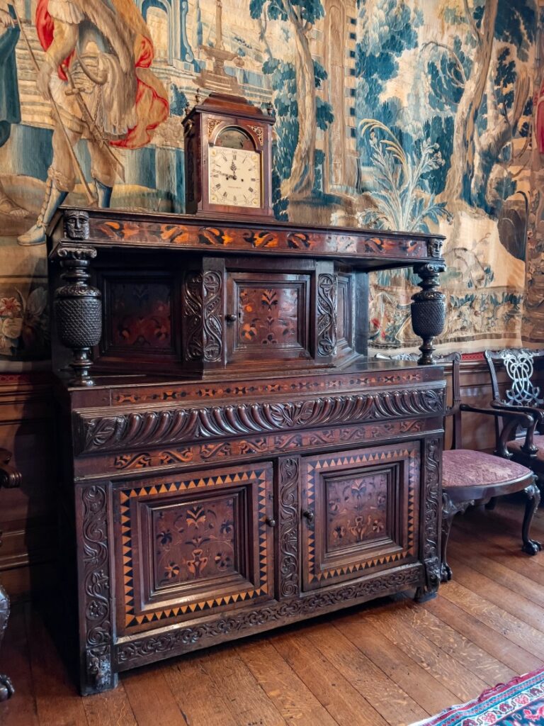 restored and refinished antique dresser