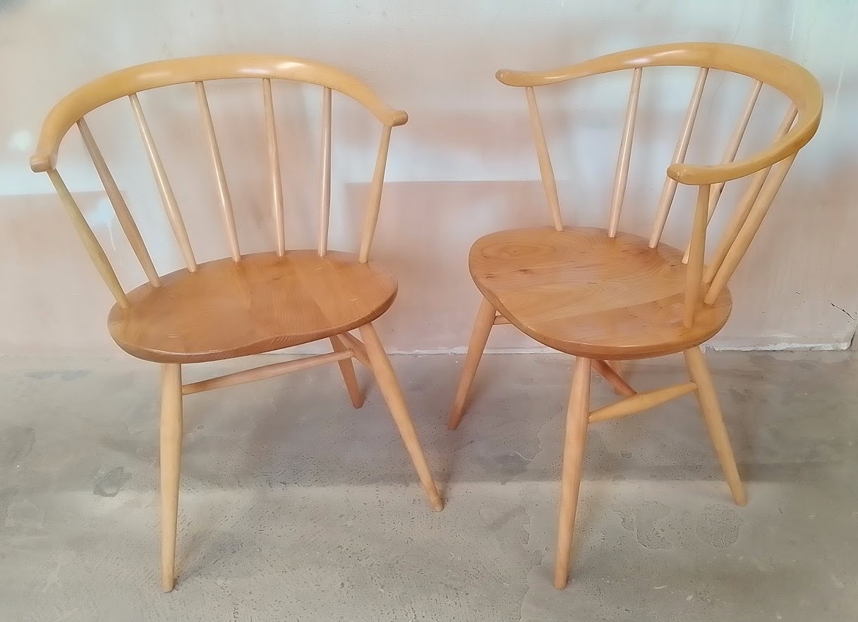 Ercol Cowhorn model 333a chairs