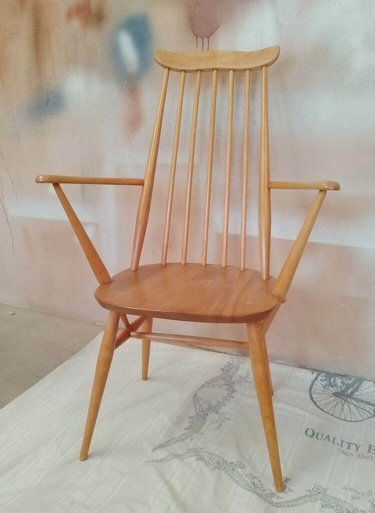 Ercol Goldsmith chair's front view